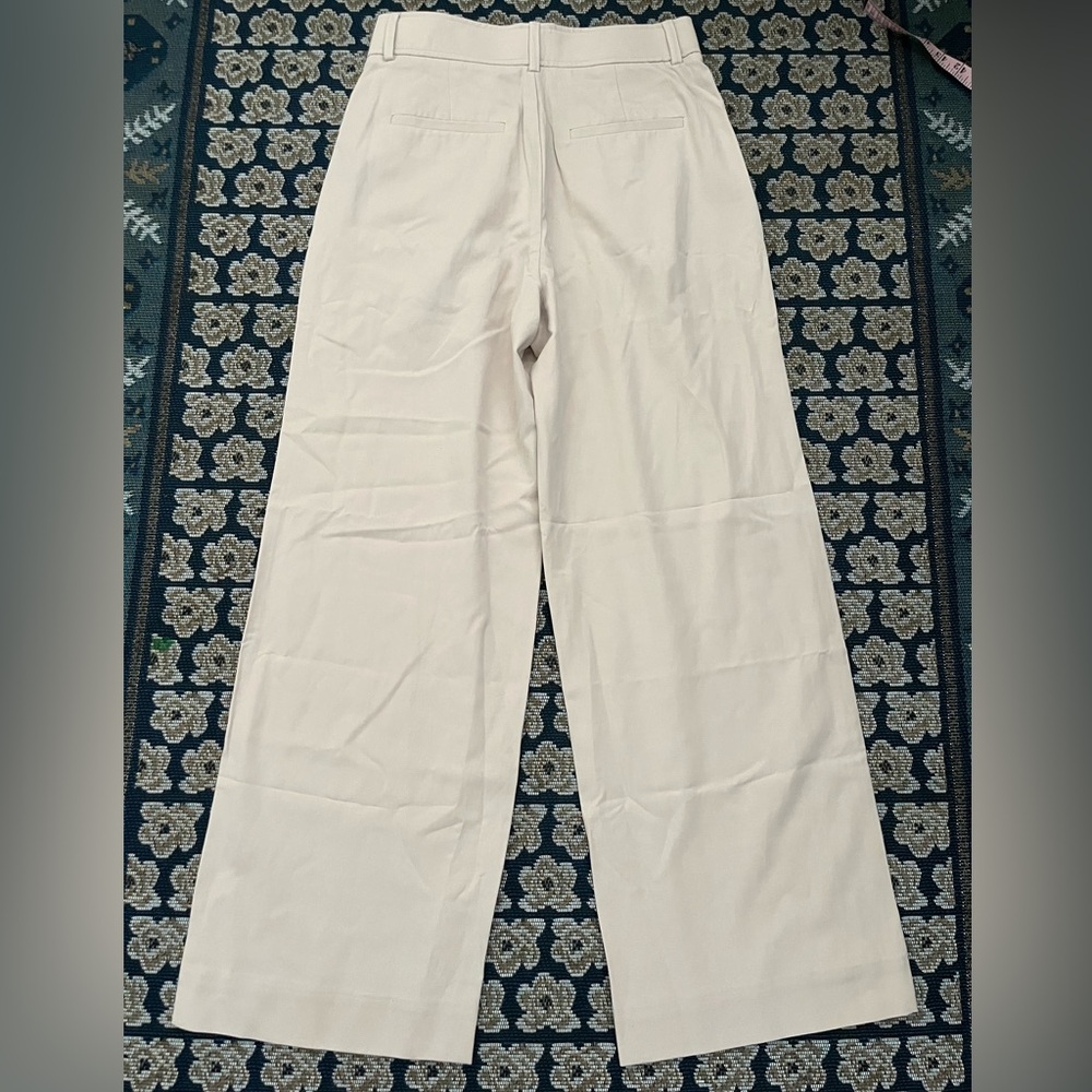 NWT Everlane The Way High Drape Pant Sandstone 4 Short - Picture 3 of 9